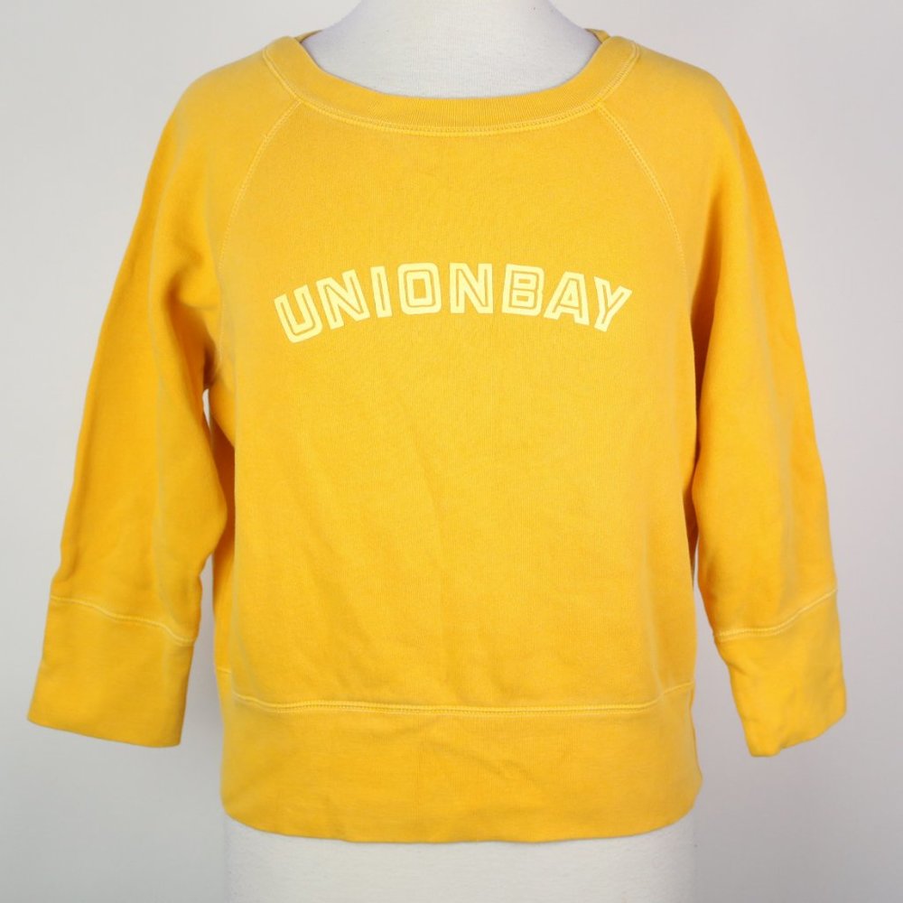 NWT Vintage Unionbay Womens Large Crop Sweatshirt